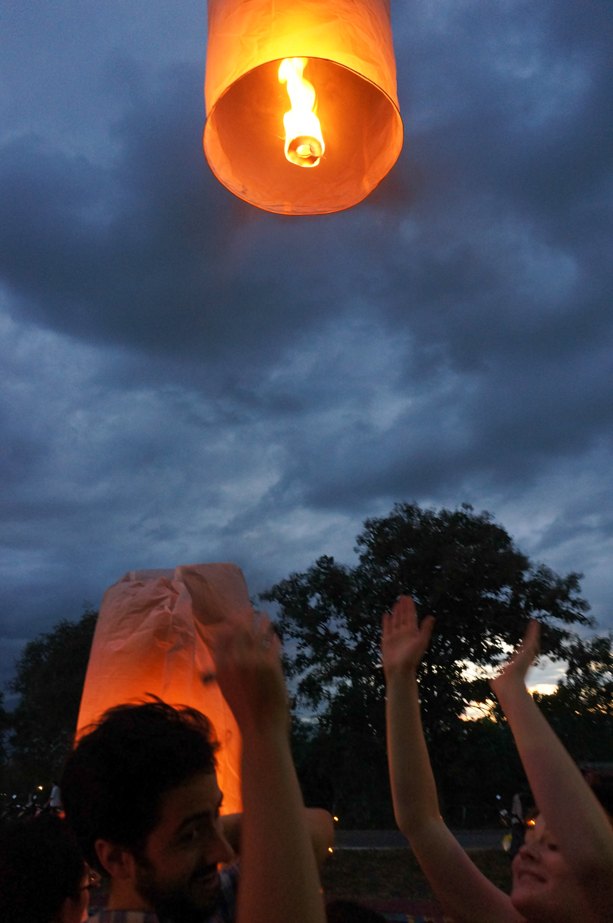 Launching our lantern